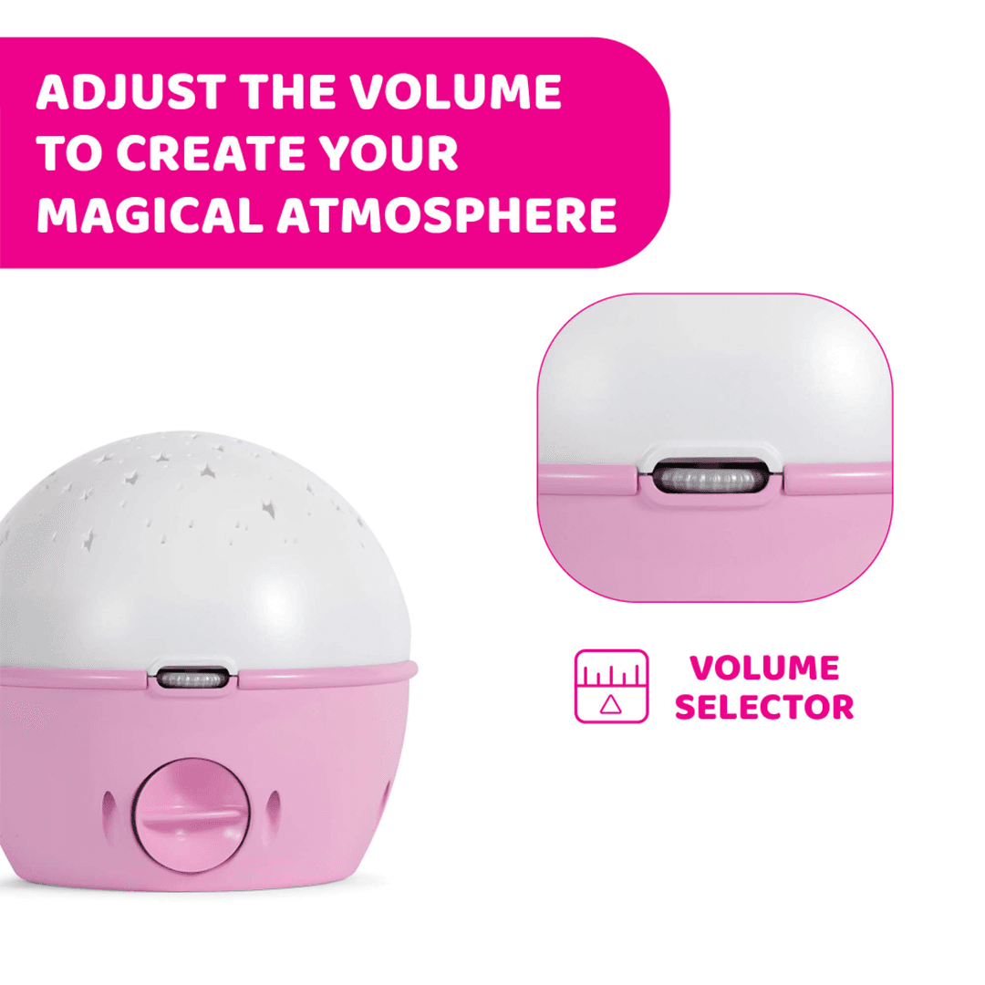 Chicco Next 2 Stars Crib Projector, Pink - الصورة 4