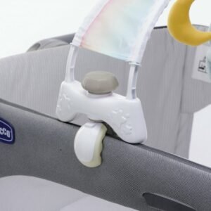 Chicco First Dreams 2-in-1 Rainbow Sky Bed Arch Mobile, Natural