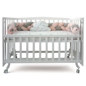 Bella Braided Bedding Set Flamingo