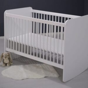 BW1020 White Rocking Crib 120*60