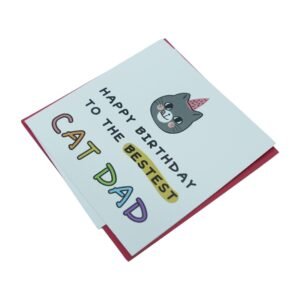 HAPPY Birthday to the Bestest Cat Dad Gift Card