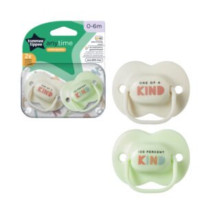Tommee Tippee Anytime Soother Pack Of 2 (0-6M) Green