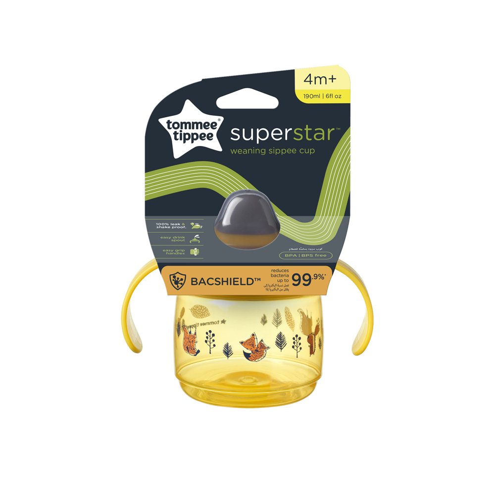 Tommee Tippee Super Star Weaning Sippee Cup 190 ml (4m+) Orange