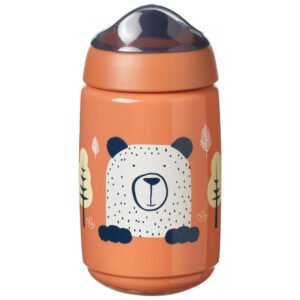 Tommee Tippee Superstar Trainer Sippy Cup for Toddlers, Orange Color, 390Ml