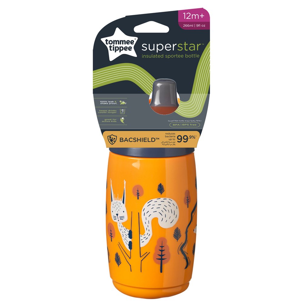 Tommee Tippee Super Star Sportee Bottle 266 ml (12m+) Orange