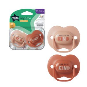 Tommee Tippee Any Time 2 Soothers 18-36 Months Pink