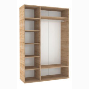Almila Origami 3 Doors Wardrobe