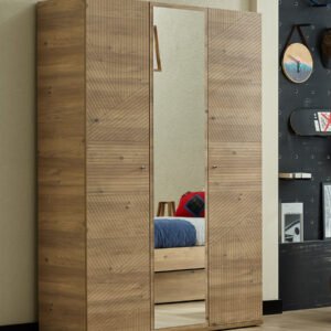 Almila Origami 3 Doors Wardrobe