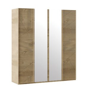 Almila Origami 4 Doors Wardrobe