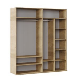 Almila Origami 4 Doors Wardrobe