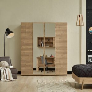 Almila Origami 4 Doors Wardrobe