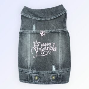 Pet Clothes Dog Jeans Jacket Cool Blue Denim Coat (XXL)