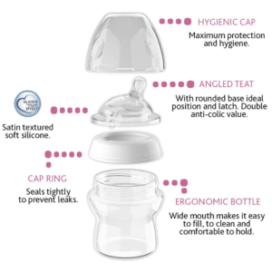 Chicco Natural feeling Regular Flow, 150 ml (0 m+) Pink