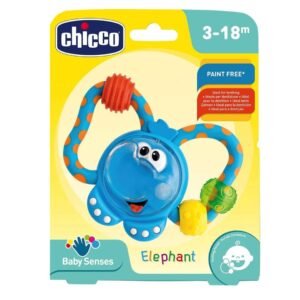 Chicco Fun Teething Rattle Elephant Teething Toy