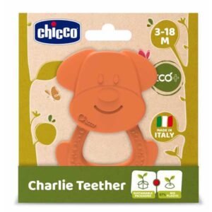 Chicco Toy Charlie Teether, Orange