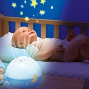 Chicco Goodnight Stars Soft Musical Nightlight, Blue