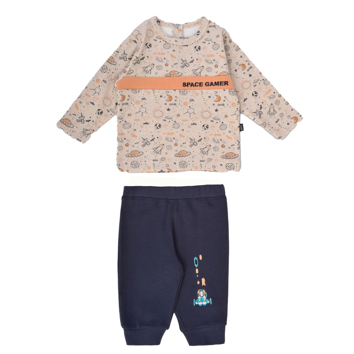Junior Printed Set Space gamer, 18-24M