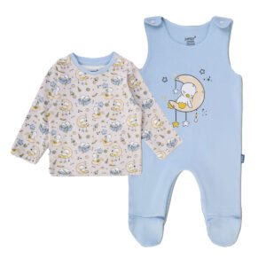 Junior Printed Romper + T-Shirt Little star, 3-6M