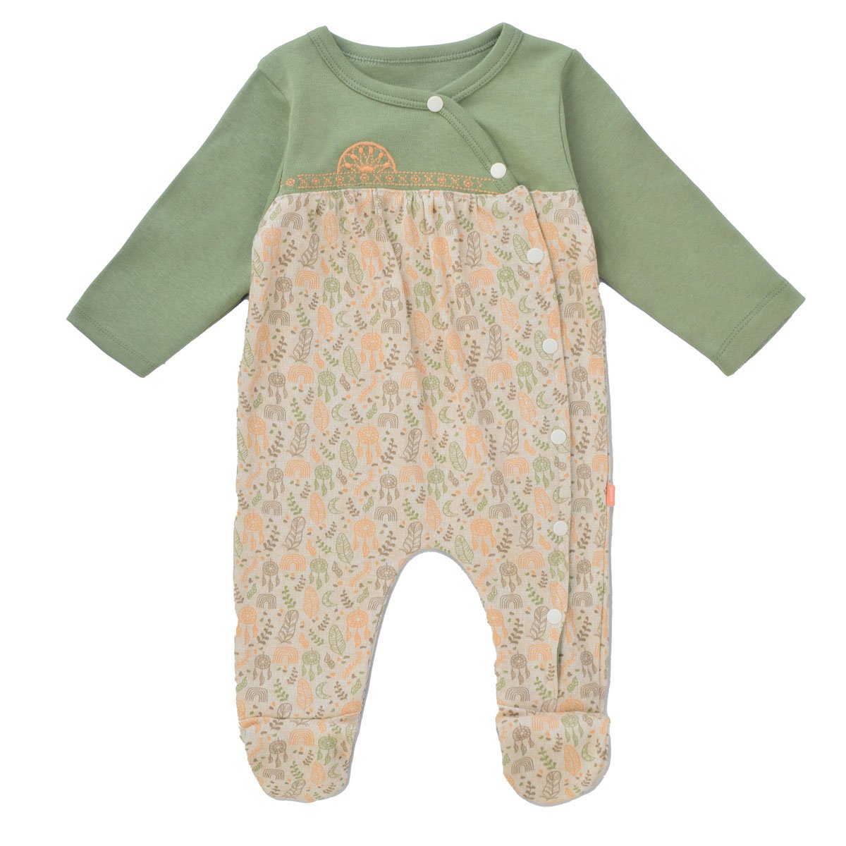 Junior Printed Romper Dreamcatcher, 3-6M