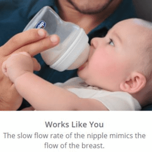 Chicco Natural Feeling Bottle, 250 ml (2 m+) Pink