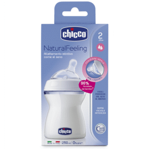 Chicco Natural Feeling Bottle, 250 ml (2 m+) Pink