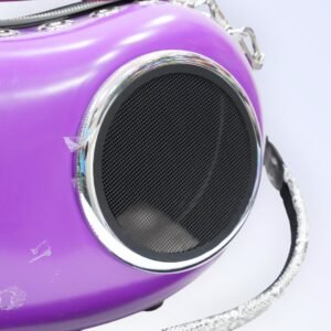 Stylish Purple Capsule Pet Carrier