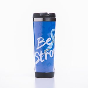 Travel Mug  - Be Strong Blue