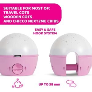 Chicco Next 2 Stars Crib Projector, Pink
