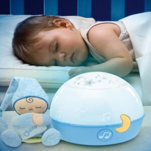 Chicco Goodnight Stars Soft Musical Nightlight, Blue