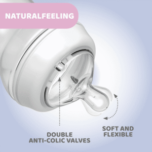 Chicco Natural Feeling Bottle, 330 ml (6 m+) Blue