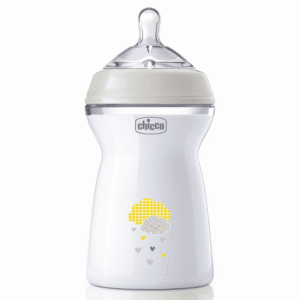 Chicco Natural Feeling Bottle, 330 ml (6 m+) White