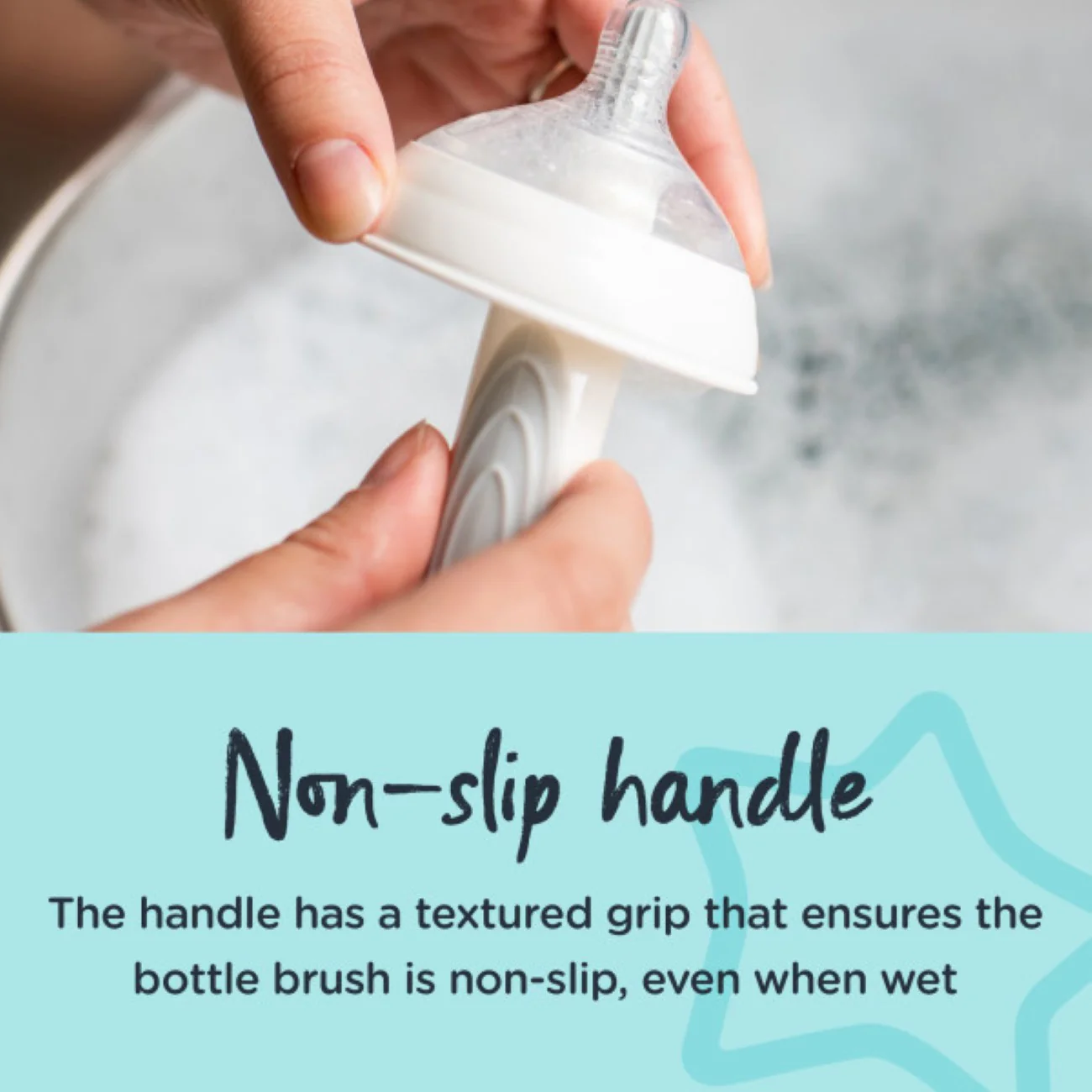 Tommee Tippee 2 in 1 Clean Bottle and Teat Brush - Image 6