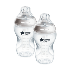 Tommee Tippee Closer to Nature 340 Ml/11 Floz Feeding Bottle, 3 Month+ X2