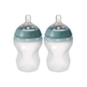 Tommee Tippee Natural Start Silicone Baby Bottle 260ml (2 Pcs)