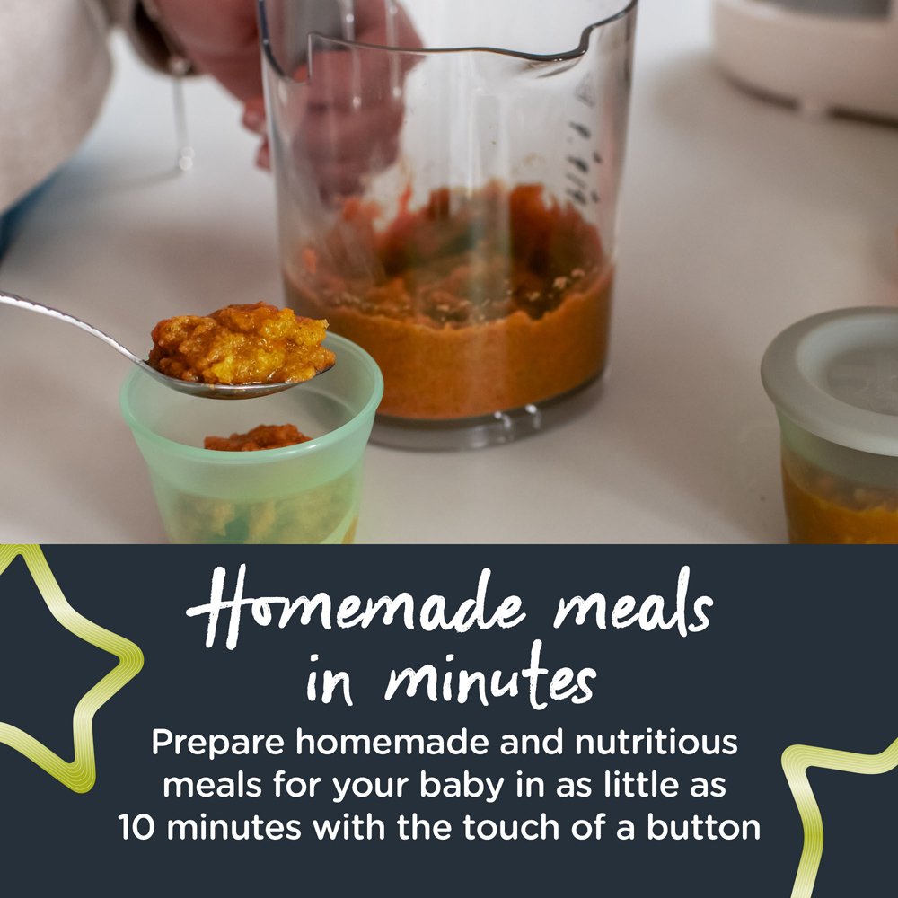 Tommee Tippee Quick Cook 6-in-1 Baby Food Maker, White - الصورة 5