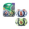 Tommee Tippee Fun Friends Orthodontic Soothers 18-36M, Blue & Green