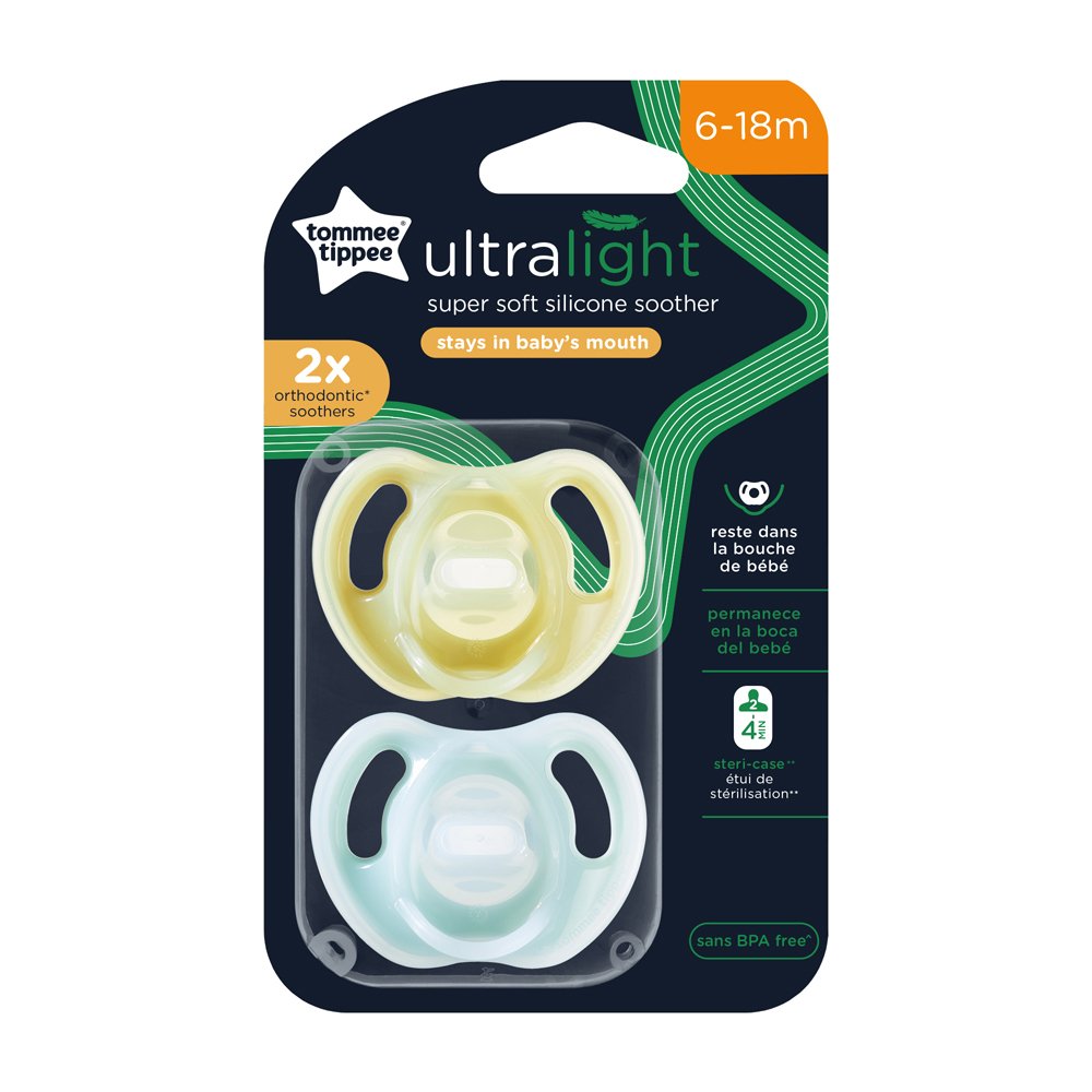 Tommee Tippee Ultra Light Soother Pack Of 2 (6-18M) - Image 2
