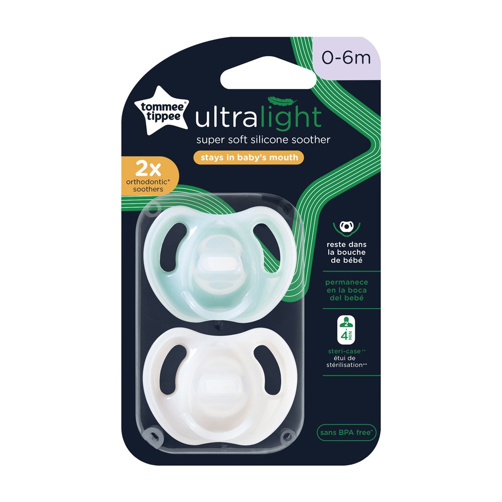 Tommee Tippee Ultra Light Soother Pack Of 2 (0-6M) - Image 3