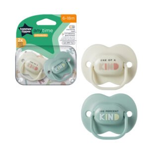 Tommee Tippee Anytime Soother Pack Of 2 (6-18M) Beige