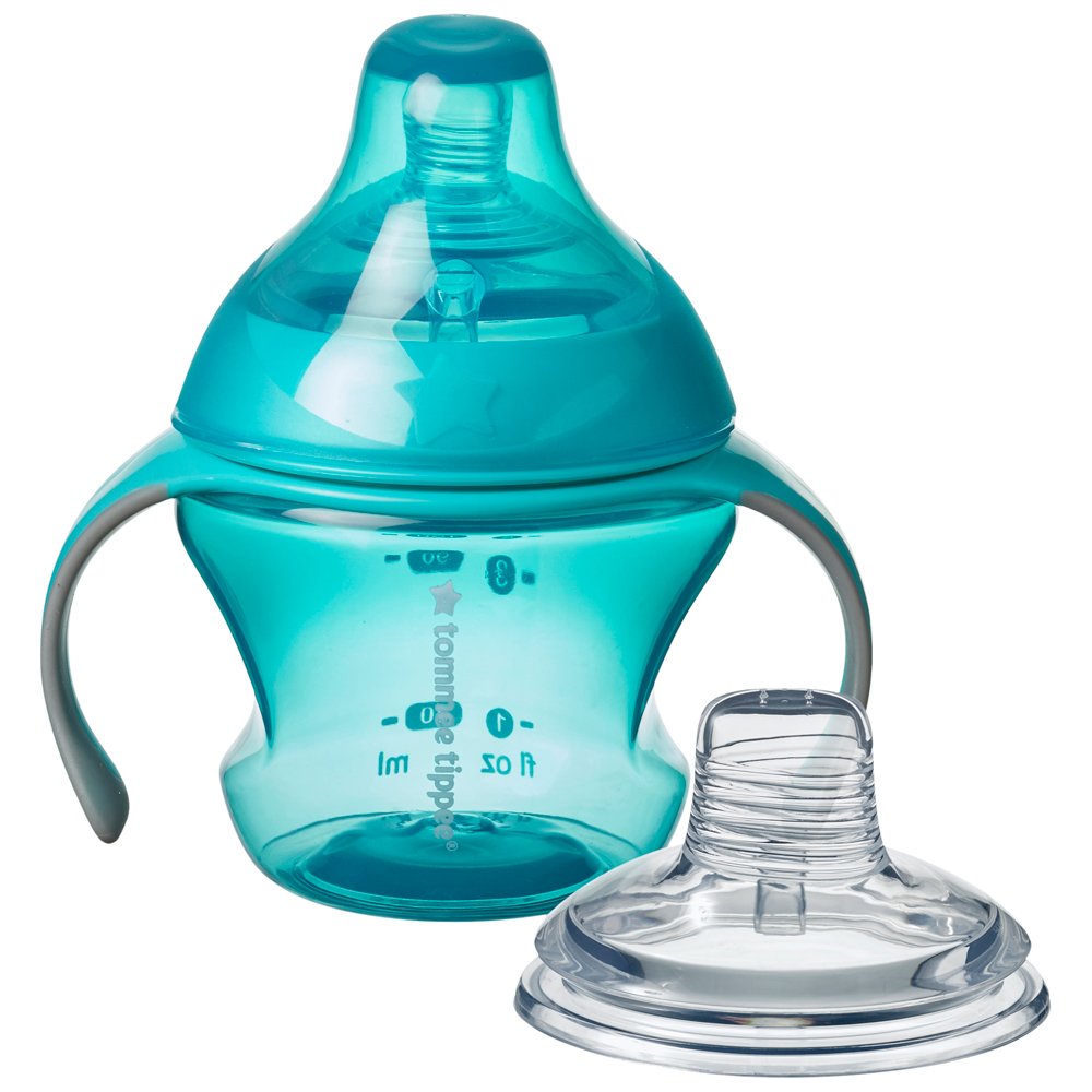 Tommee Tippee Closer to Nature Transition Cup 150 ml (4m+) Blue - الصورة 2