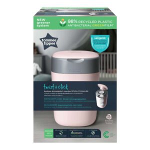 Tommee Tippee Twist And Click Nappy Disposable System, Pink