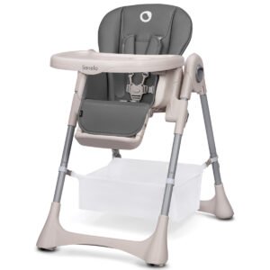 Lionelo Feeding Chair Zanna, Grey Stone