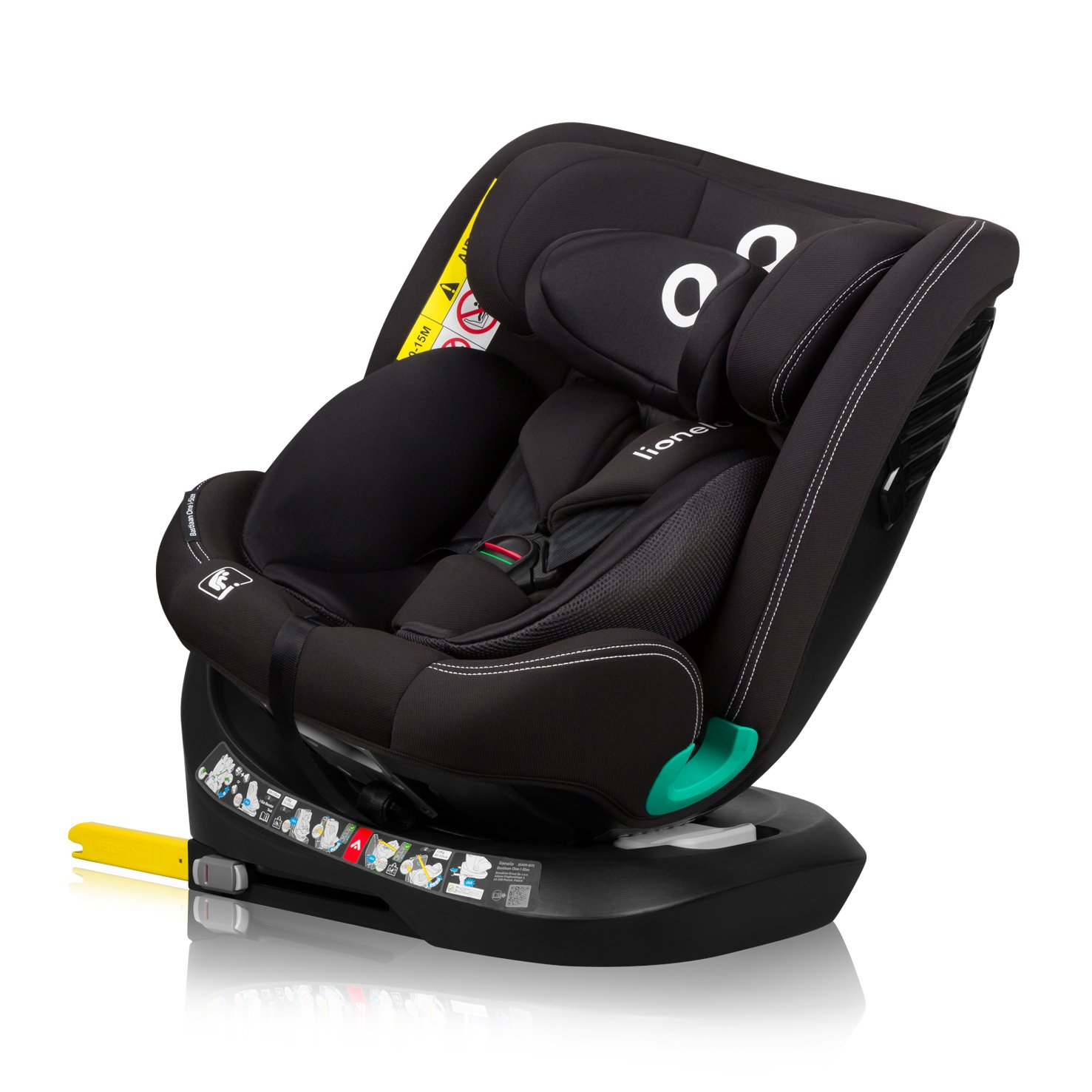 Lionelo Car Seat Bastiaan one I-Size, Black Carbon - الصورة 3