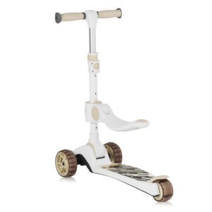 lionelo Franky 2-in-1 Balance Scooter, Beige Latte