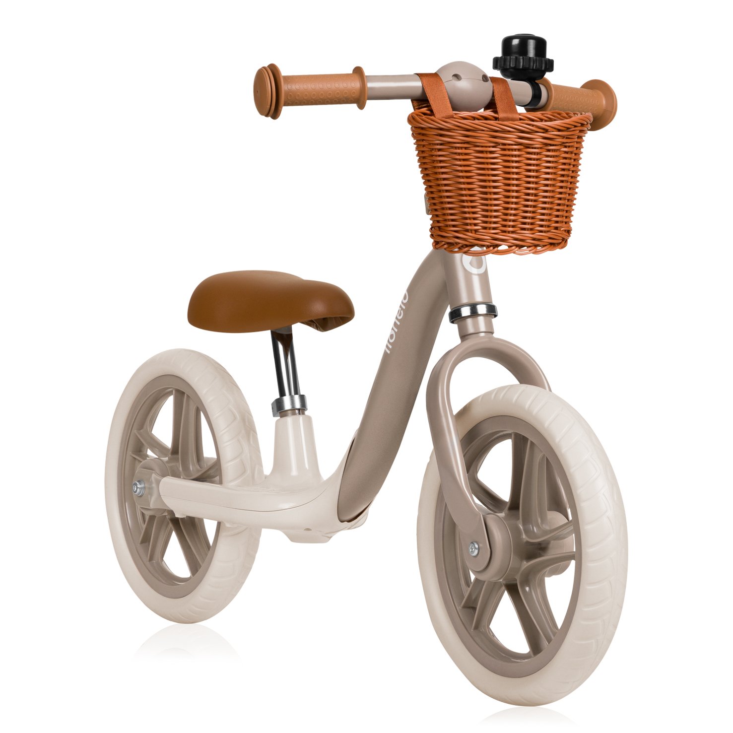 Lionelo Alex Plus Balance Bike, Beige Sandt - Image 2