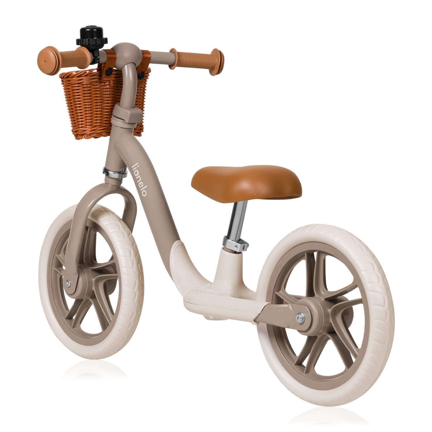Lionelo Alex Plus Balance Bike, Beige Sandt - Image 3