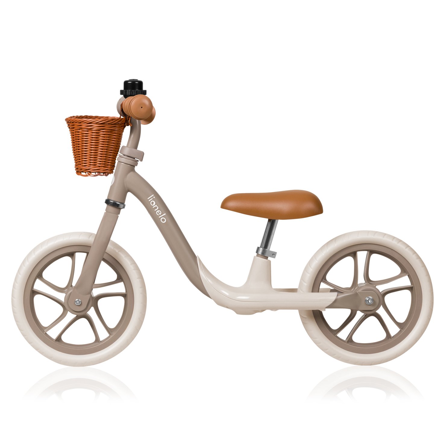 Lionelo Alex Plus Balance Bike, Beige Sandt - Image 4