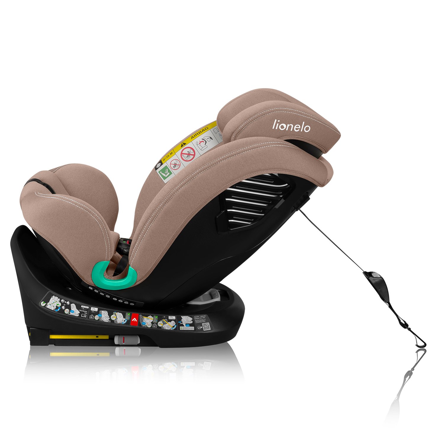 Lionelo Car Seat Bastiaan one I-Size, Beige Sand - الصورة 3