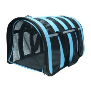 Blue Mesh Pet Carrier Bag