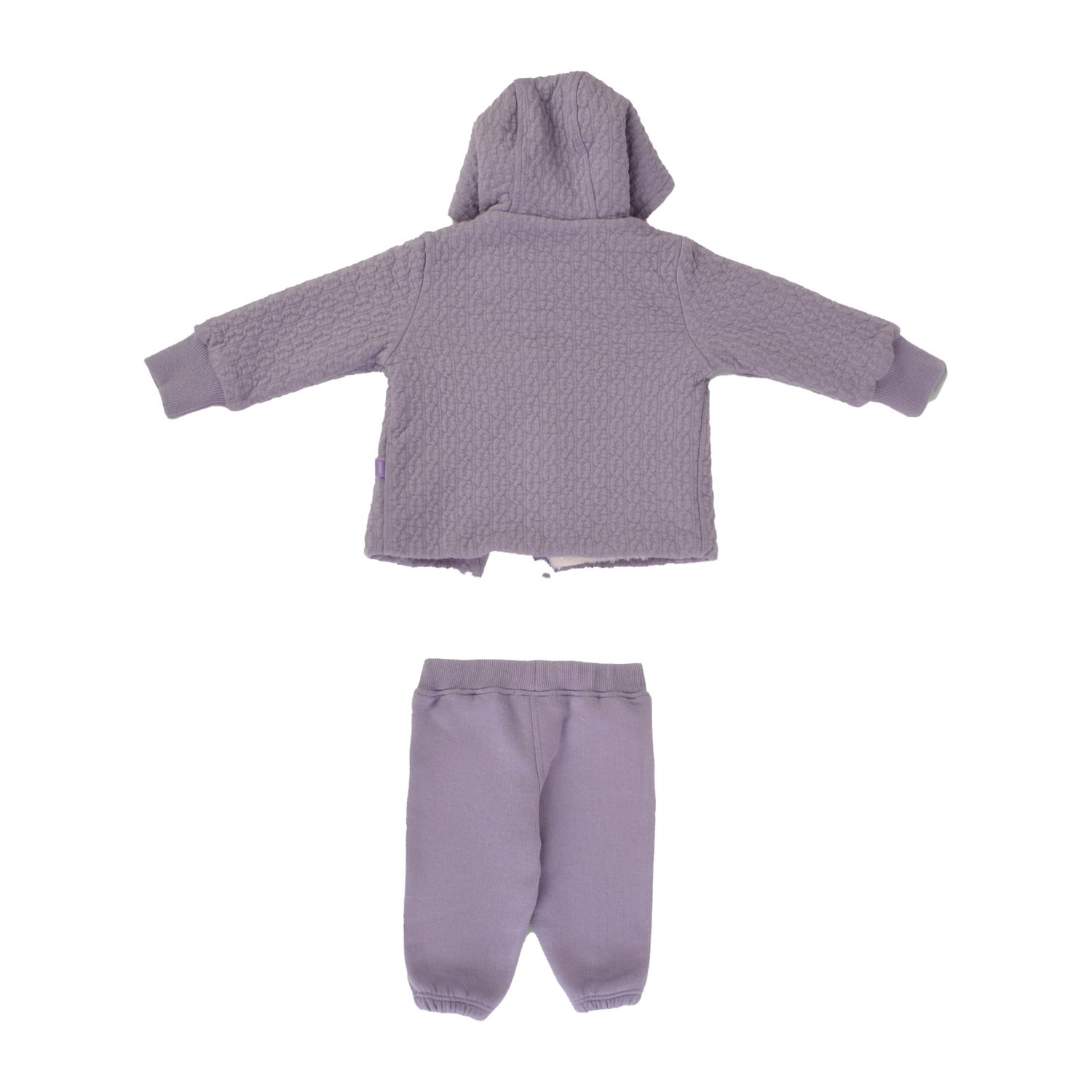 Junior Little Gosse Printed Set (Bodysuit, Pants, Hoodi Jacket) (6-9 m) - الصورة 5